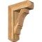 Ekena Millwork Balboa Craftsman Rough Sawn Bracket w/ Offset Brace, Western Red Cedar, 8"W x 24"D x 32"H BKT0806X24X32BOA04RWR - alternate 1